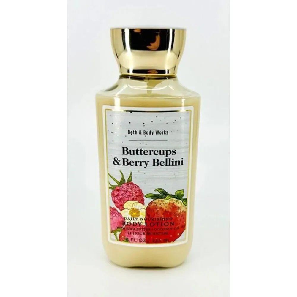 Bath & Body Works Buttercups & Berry Bellini Body Lotion 8 fl oz *NEW